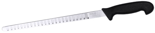 Langes Messer mit schwarzem Griff.