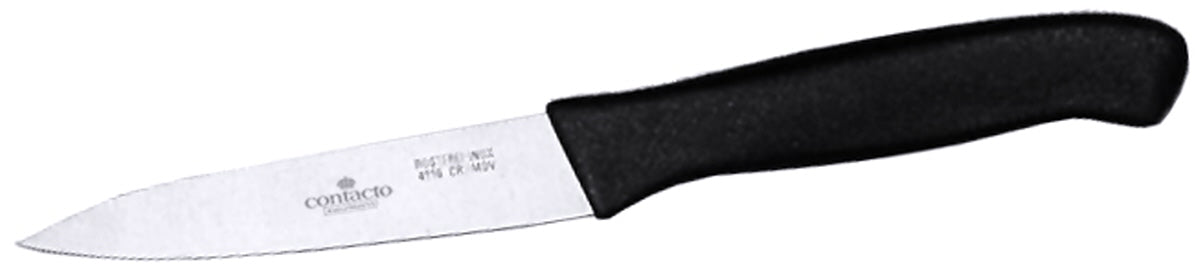 Küchenmesser mit schwarzem Griff.