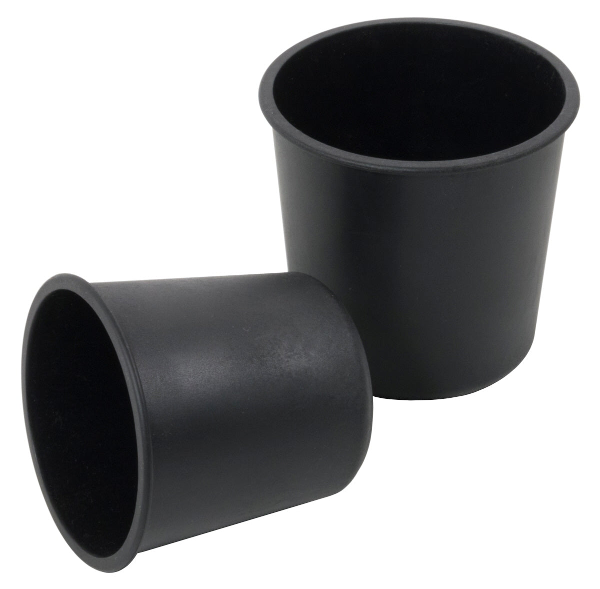 Zwei schwarze Gastro-Becher