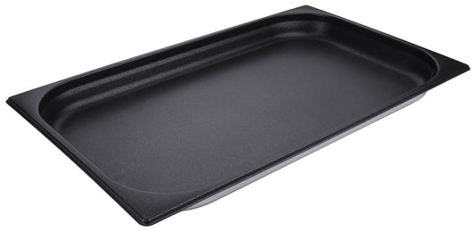 Schwarze GN-Behälter für Gastronomie.