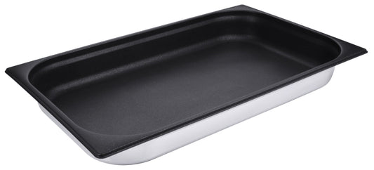 Schwarze GN-Behälter für Gastronomie.