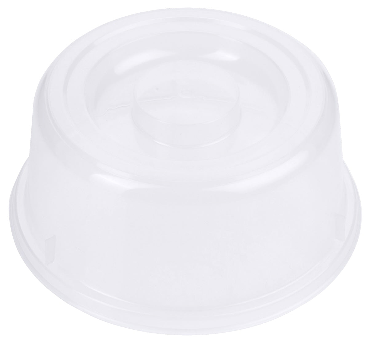 Transparente Abdeckhaube für Speisen.