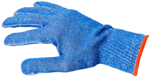 Blauer Schnittschutzhandschuh für Küche.