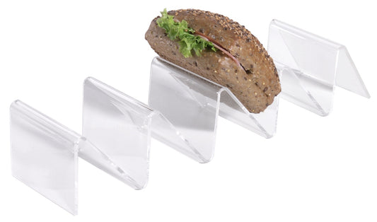 Taco-Halter mit gefülltem Taco.