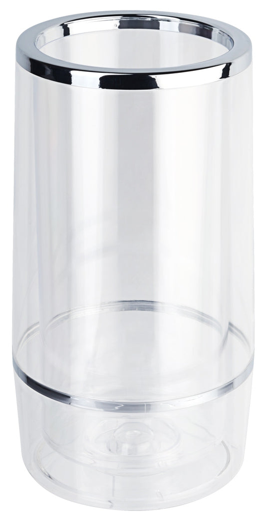Transparenter Acryl-Behälter mit Deckel.
