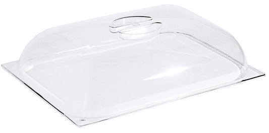 Transparente Abdeckhaube für Speisen.
