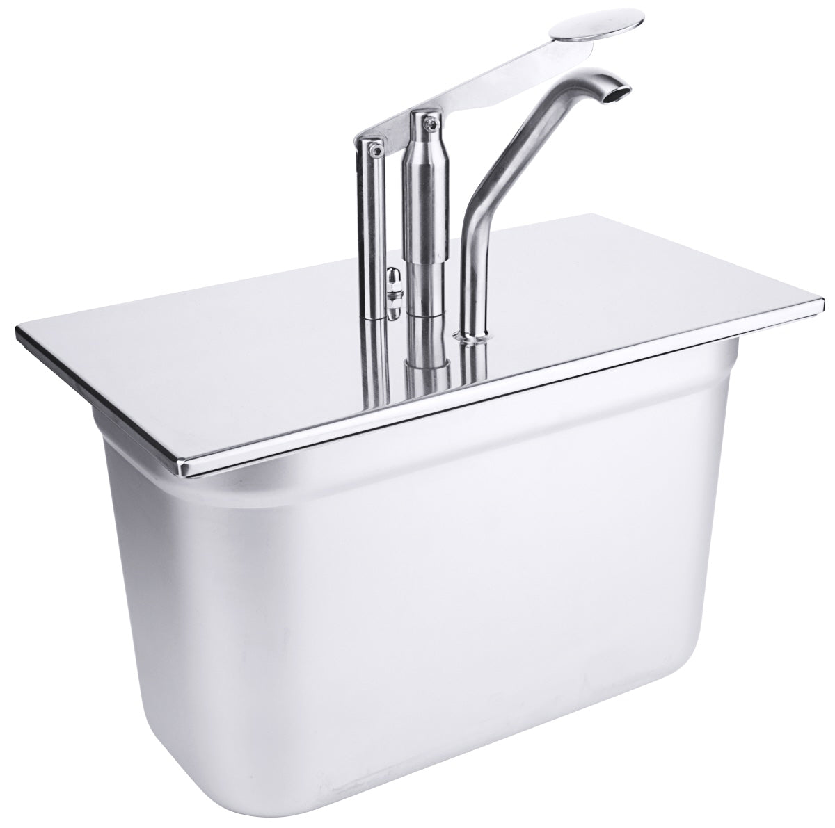 Edelstahl-Handwaschbecken mit Mischbatterie