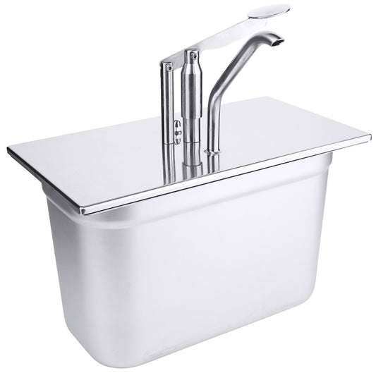 Edelstahl-Handwaschbecken mit Mischbatterie