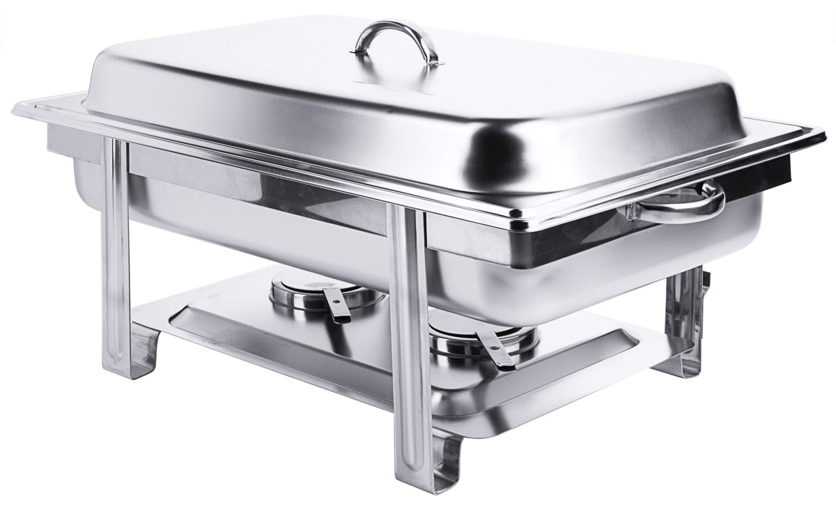 Chafing Dish aus Edelstahl.
