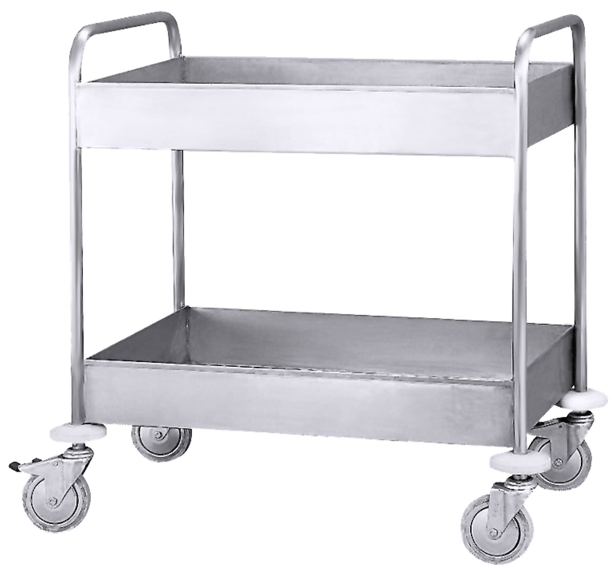 Abräumwagen aus Edelstahl