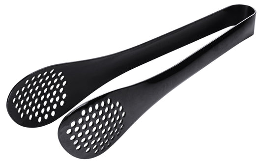 Schwarze Servierzange für Gastronomie
