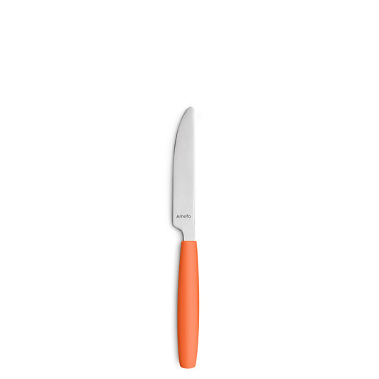 Küchenmesser mit orangeem Griff
