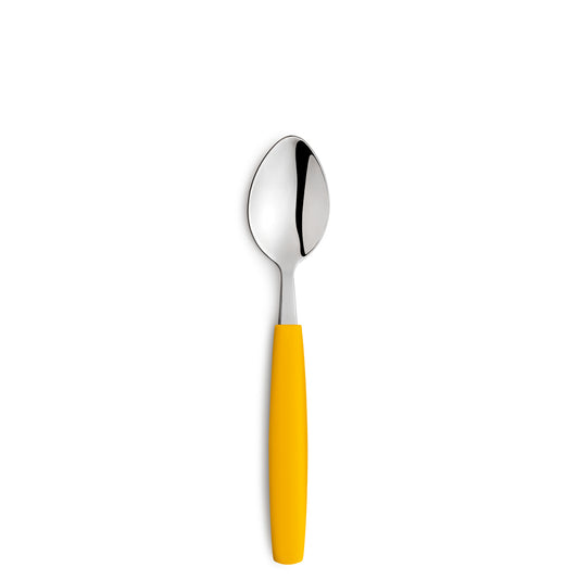 Löffel mit gelbem Griff