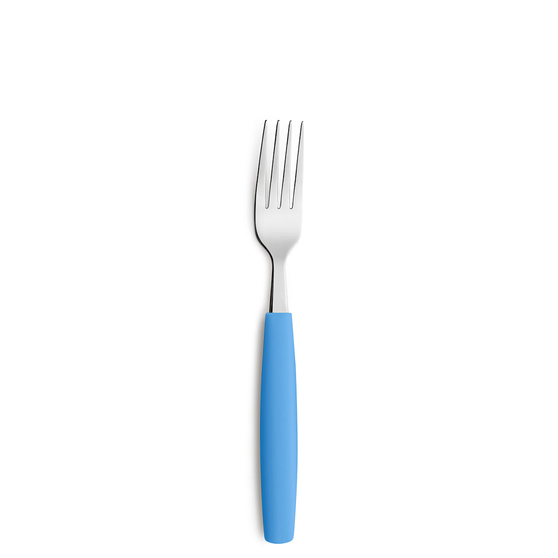 Gabel mit blauer Griff