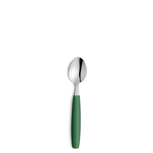 Löffel mit grünem Griff
