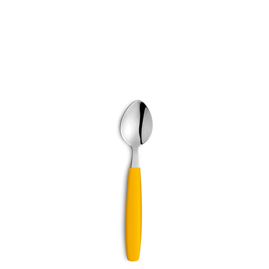 Löffel mit gelbem Griff