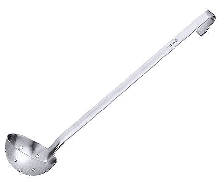 Edelstahl-Schöpfkelle mit Löchern