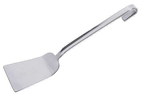 Metallspatel mit gebogenem Griff.