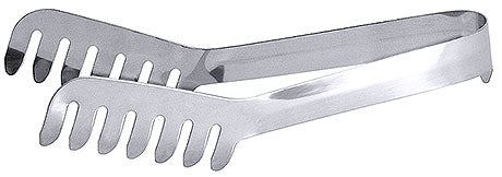 Spaghettizange aus Edelstahl.