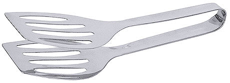 Zwei Edelstahl-Pfannenwender übereinander.