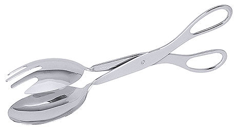 Salatbesteck aus Edelstahl, Schere.