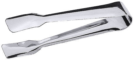 Metallene Eiszange aus Edelstahl.