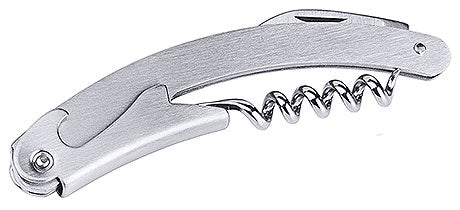 Kellnermesser aus Edelstahl, geschlossen.