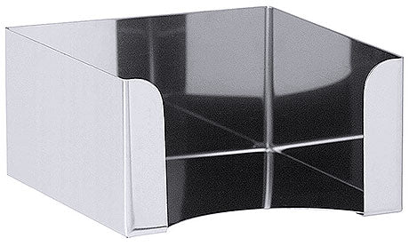 Edelstahl-Eckregal für Gastronomiebedarf.