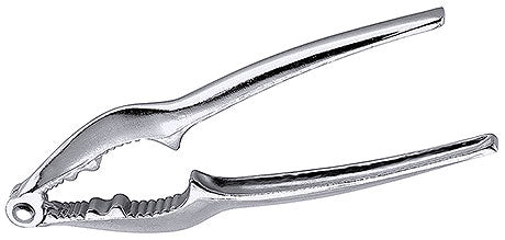 Nussknacker aus Metall, silberfarben.