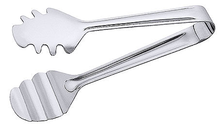 Metallene Servierzange für Spaghetti.