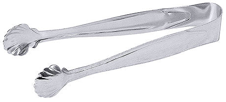 Metallzange mit Muschelgriffen.