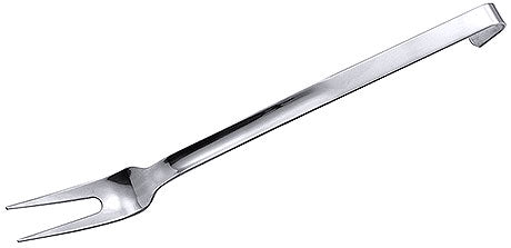 Metall-Gabel mit zwei Zinken.