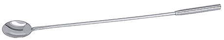 Langer Edelstahl-Löffel für Gastronomie.