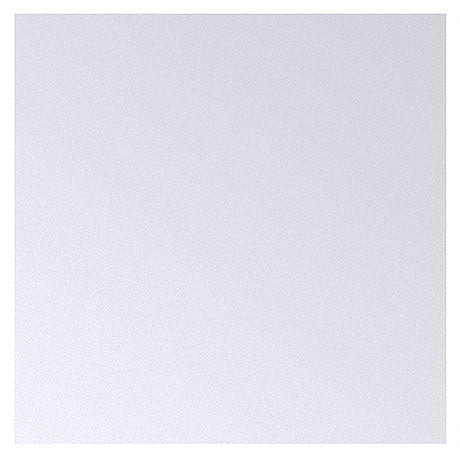 Quadratische, silberne Metallplatte.