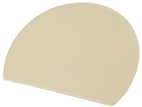 Halbrunde Pizzaschaufel aus Holz.