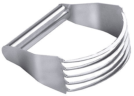 Metall-Teigschneider mit Griff.