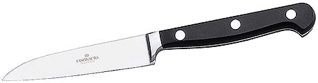 Küchenmesser mit schwarzem Griff.