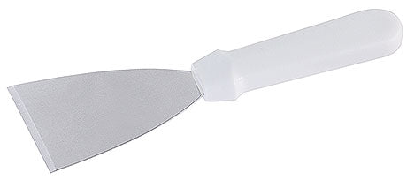Spachtel mit weißem Griff.