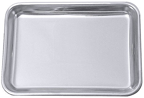 Metalltablett für Gastronomiebedarf.