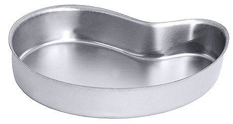 Nierenschale aus Edelstahl.