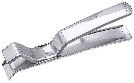 Metallischer Verschlussclip für Beutel.