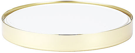 Goldener Tablettdeckel für Gastronomie.