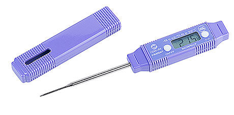 Digitales Küchenthermometer mit Hülle.