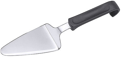 Tortenheber mit schwarzem Griff.